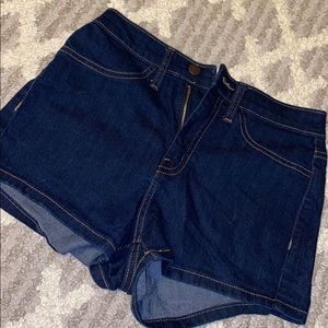 size 4 denim shorts